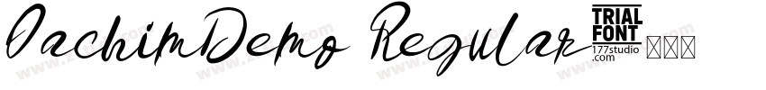 OachimDemo Regular字体转换